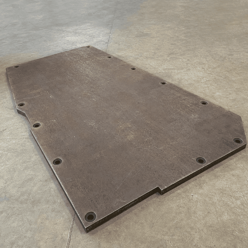 Aggregate Bin Floor Wear Plate