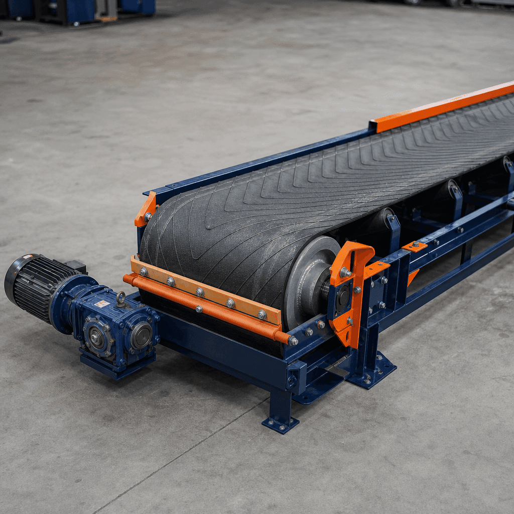 Aggregate Collecting Belt Conveyor