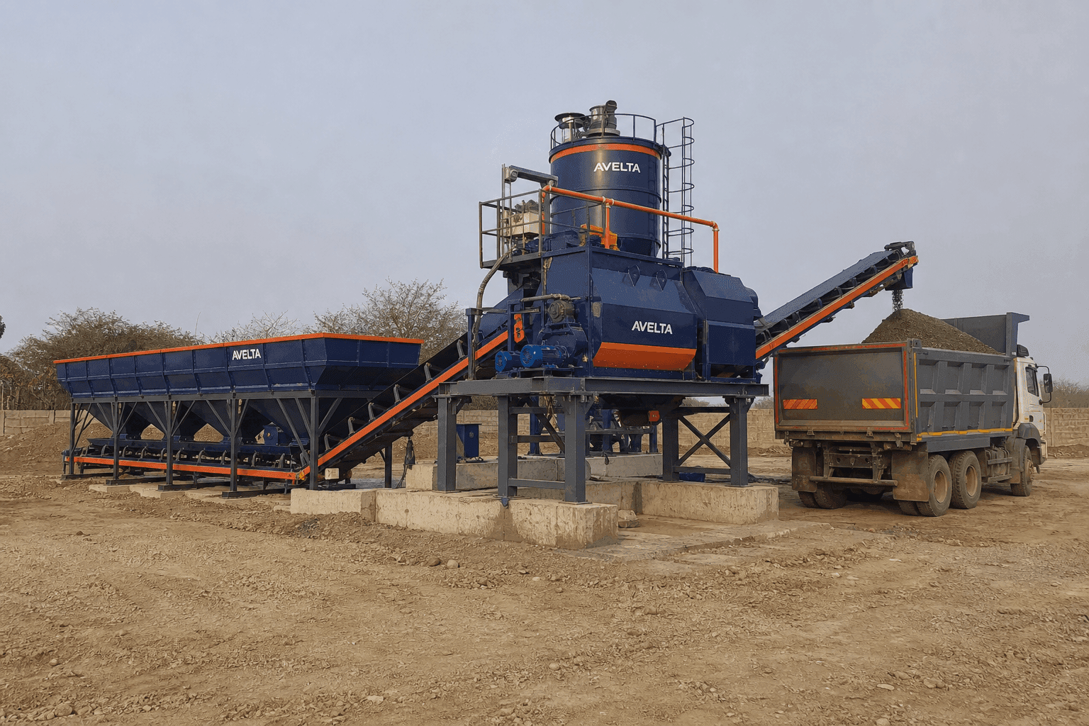 Wet Mix Macadam Plant