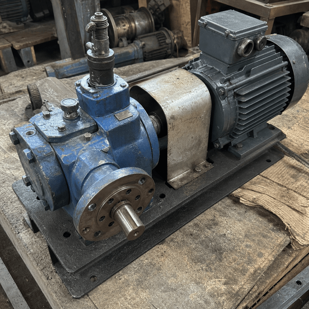 Main Bitumen Gear Pump Assembly
